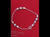 Beautiful silver women's bracelet