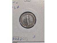 USA 1 dime 1942 Silver s