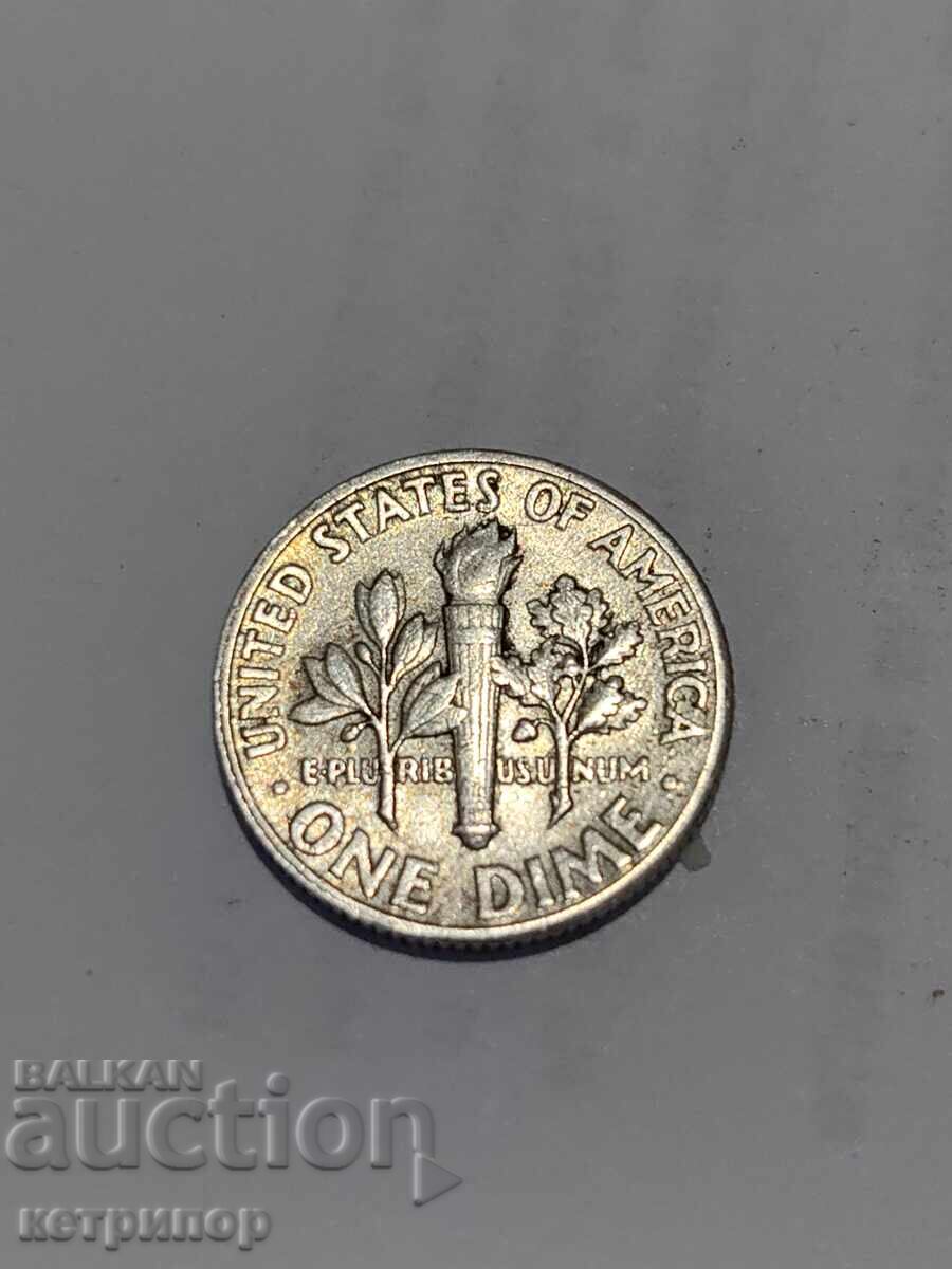 USA 1 Dime 1948 Ασήμι