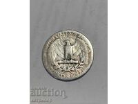 USA Quarter Dollar 1945 Silver