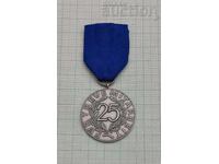 OPTICĂ MECANICĂ GERMANIA MEDALIE ARGINT 25g. LUCRU EXCELENT