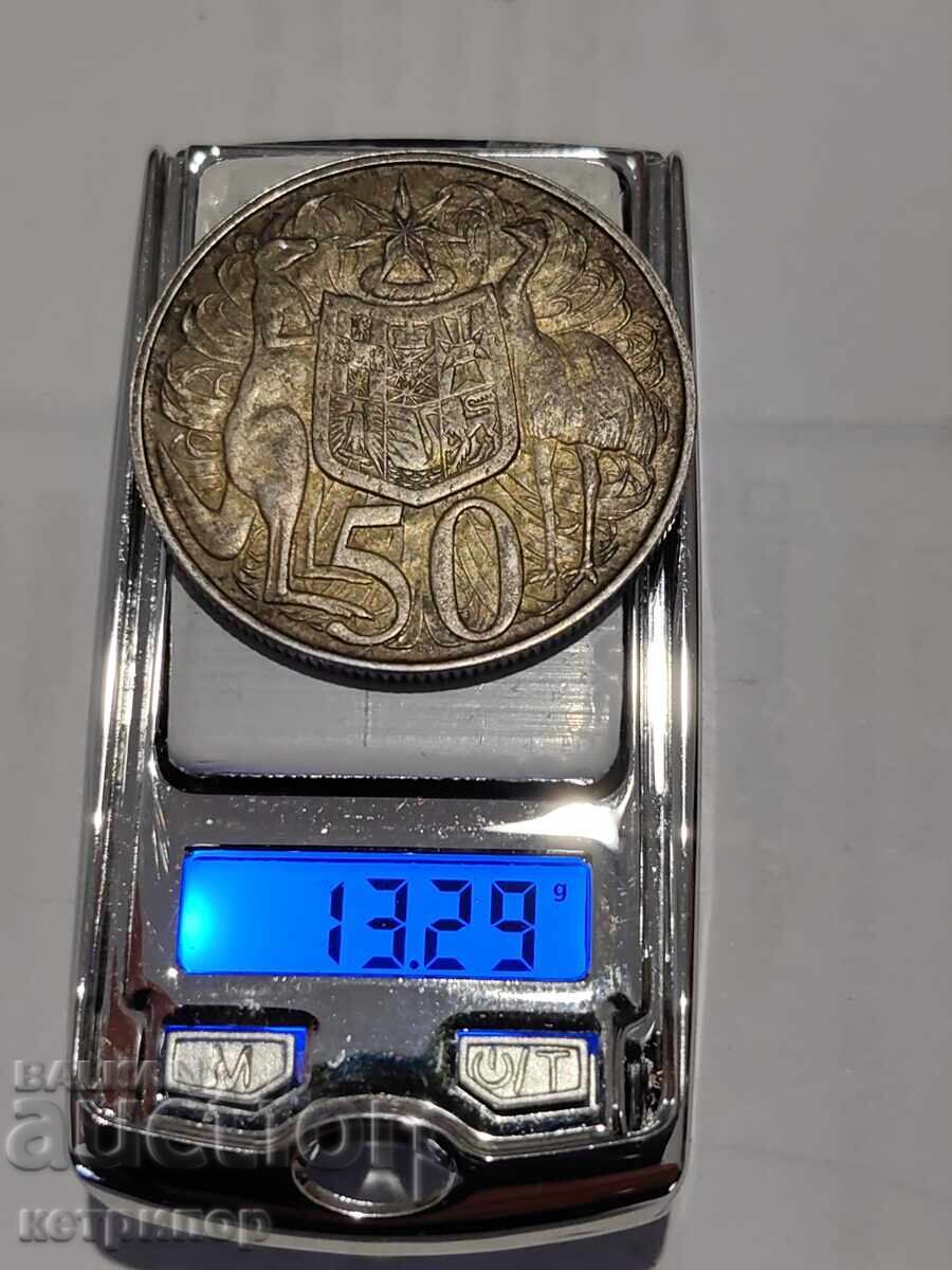 50 cents Australia 1966 Silver