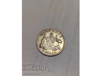 6 pence Australia 1962 Argint