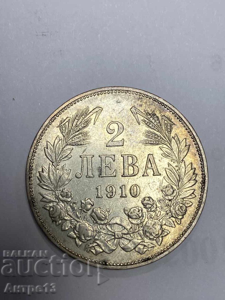 2 leva coin 1910