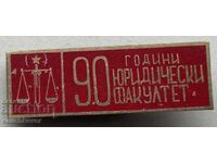 39561 Bulgaria sign 90th Faculty of Law Sofia University