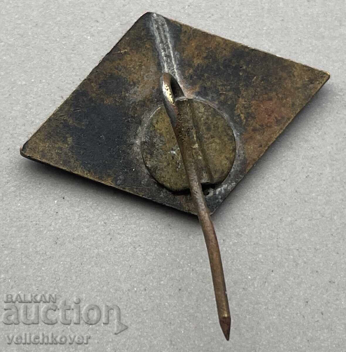 39569 Bulgaria sign for accident-free 100,000 km Enamel with price 10.00 BGN | € 5.11