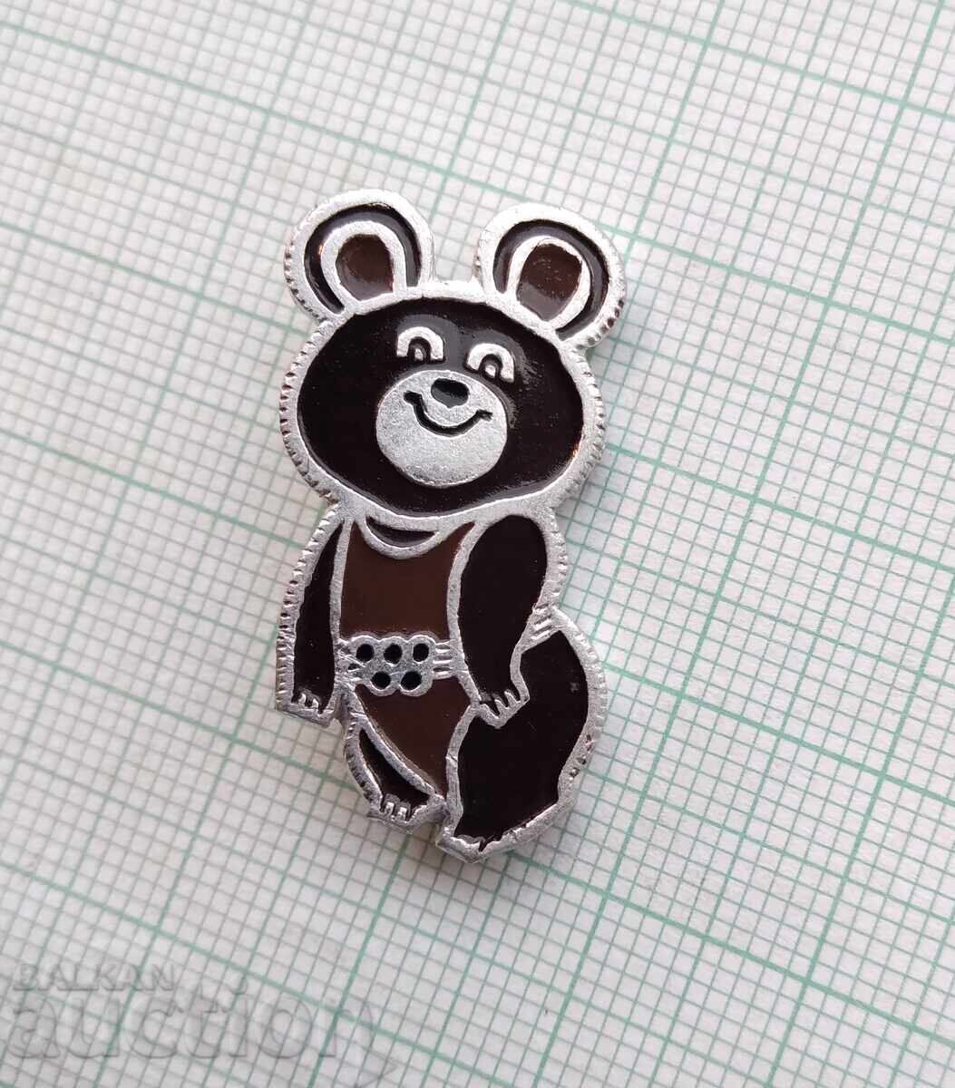 17322 Badge - Olympics Moscow 1980 - Misha with price 4.00 BGN | € 2.05 17322 Badge - Olympics Moscow 1980 - Misha with price 4.00 BGN | € 2.05