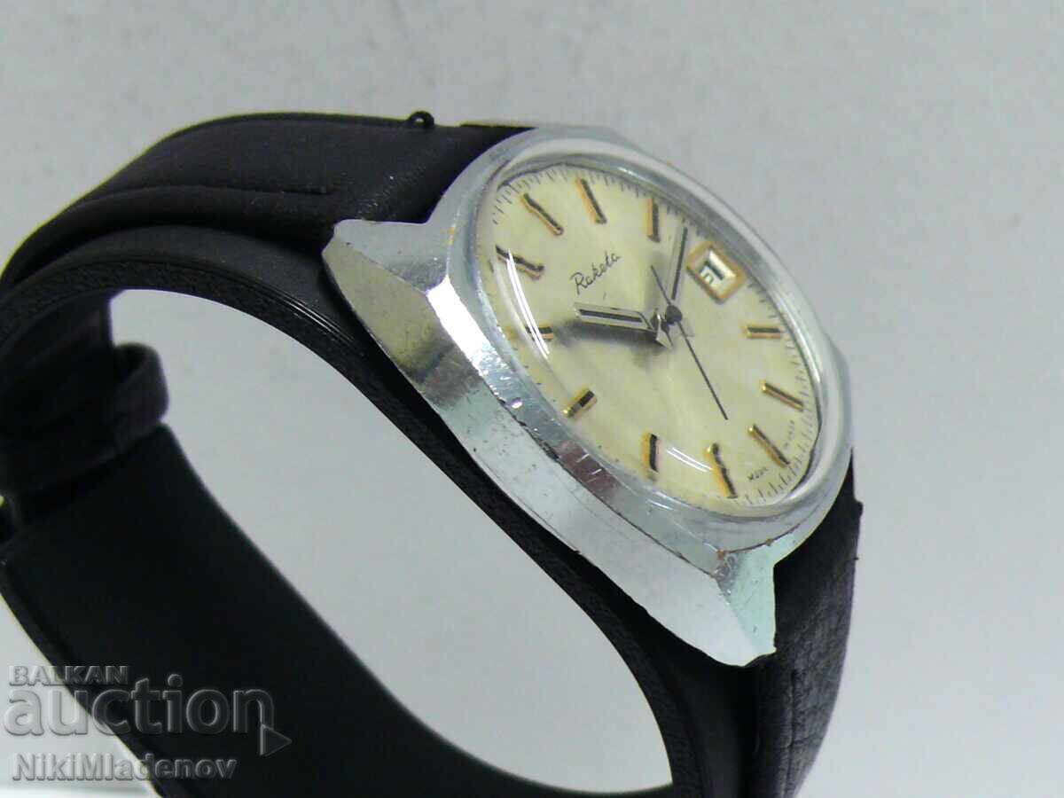 Auction  Soviet Rocket Men's Wristwatch with Date Function