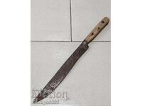 Old forged shepherd's knife knuckle blade blade