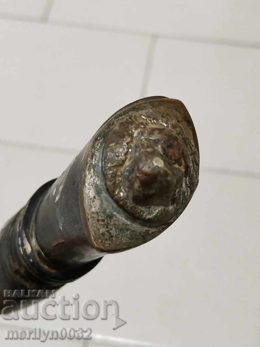 Old forged kukri knife without scabbard, mahera blade - 5 Old forged kukri knife without scabbard, mahera blade - 5