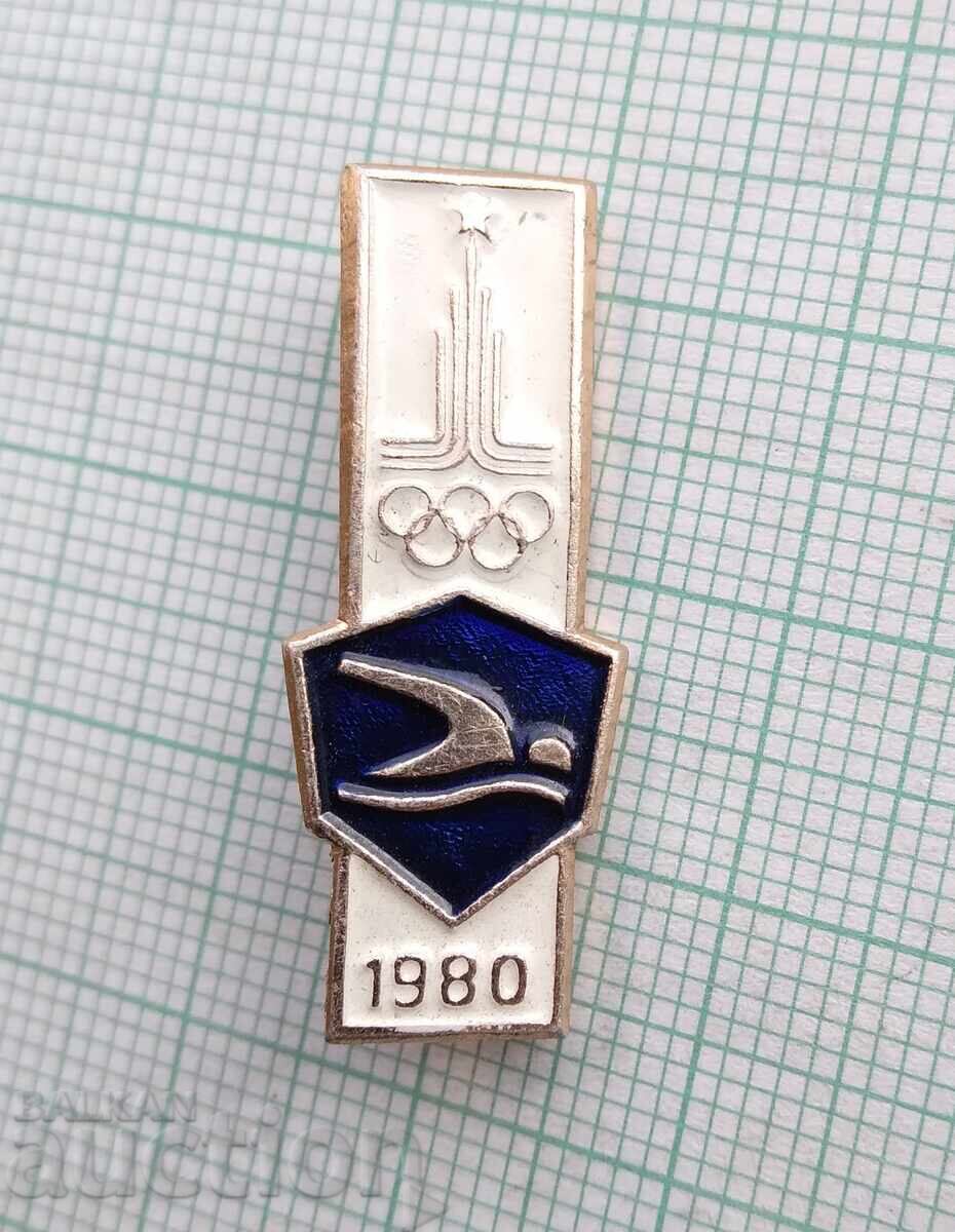 17340 Badge - Moscow Olympics 1980 with price 2.00 BGN | € 1.02