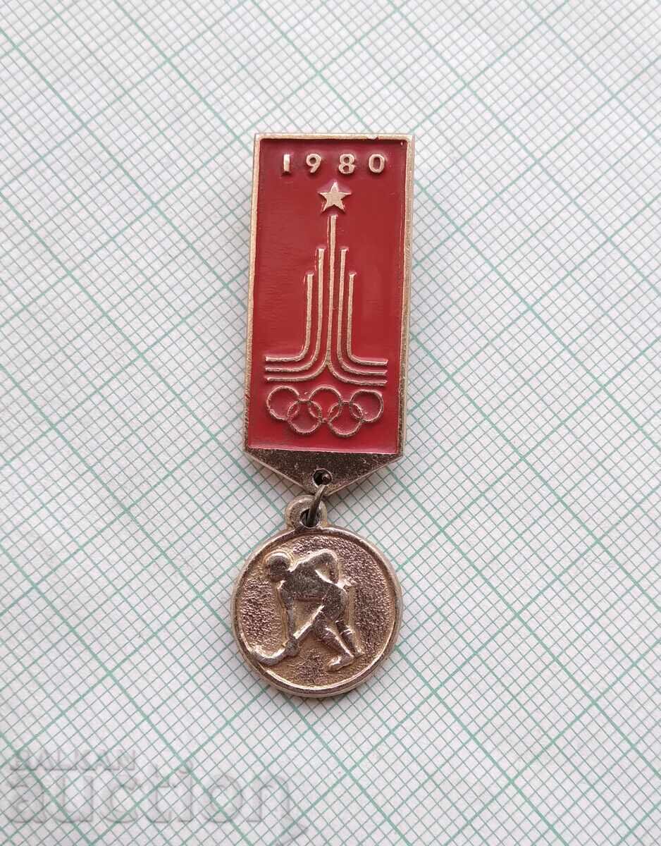 Auction  17342 Badge - Moscow Olympics 1980