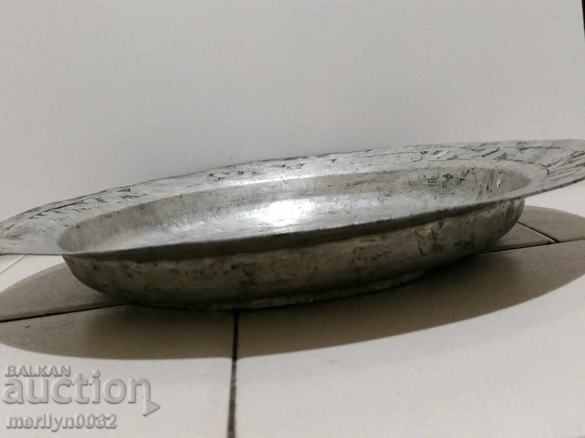 19th century Renaissance Sahan knockers in a copper panic plate - 5 19th century Renaissance Sahan knockers in a copper panic plate - 5