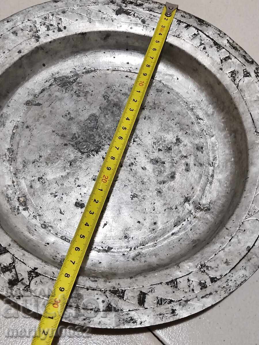 19th century Renaissance Sahan knockers in a copper panic plate - 6 19th century Renaissance Sahan knockers in a copper panic plate - 6