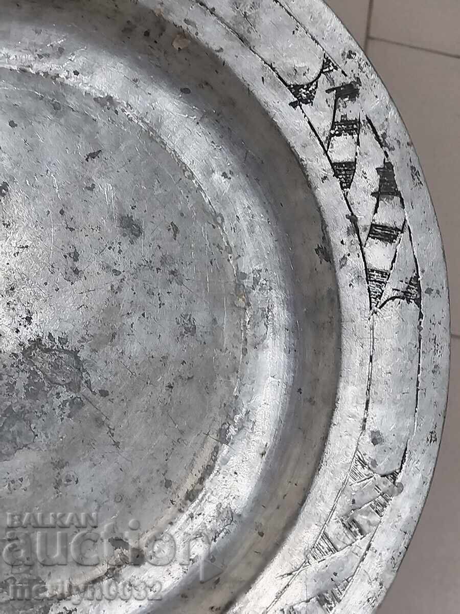 19th century Renaissance Sahan knockers in a copper panic plate - 7 19th century Renaissance Sahan knockers in a copper panic plate - 7