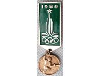 17343 Badge - Moscow Olympics 1980