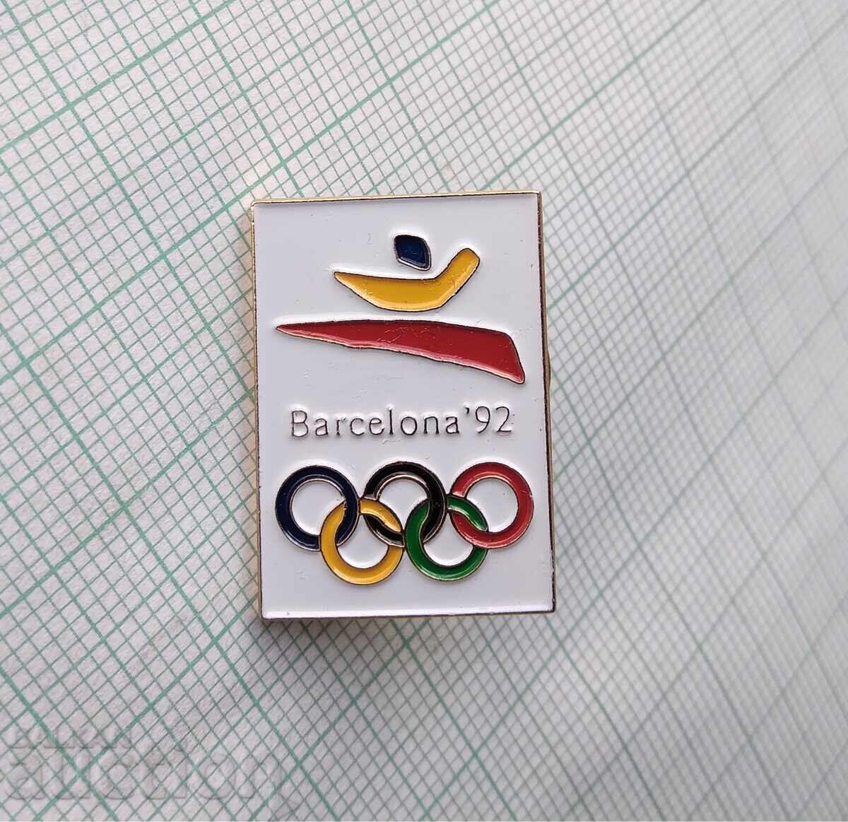 Auction 17347 Badge - Barcelona Olympics 1992 Auction 17347 Badge - Barcelona Olympics 1992