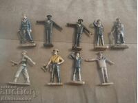 Lot of hand-painted sailors