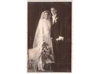 1938 OLD PHOTOGRAPH MARRIED COUPLE PHOTO REMBRANDT D232