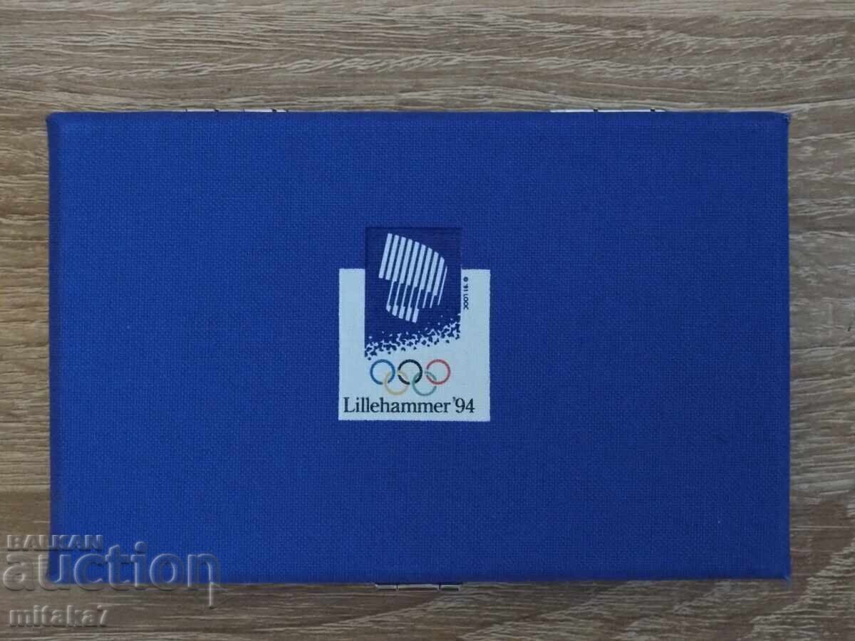 Σετ ασημένια νομίσματα Lillehammer'94 με τιμή 158.00 BGN | € 80.78 Σετ ασημένια νομίσματα Lillehammer'94 με τιμή 158.00 BGN | € 80.78