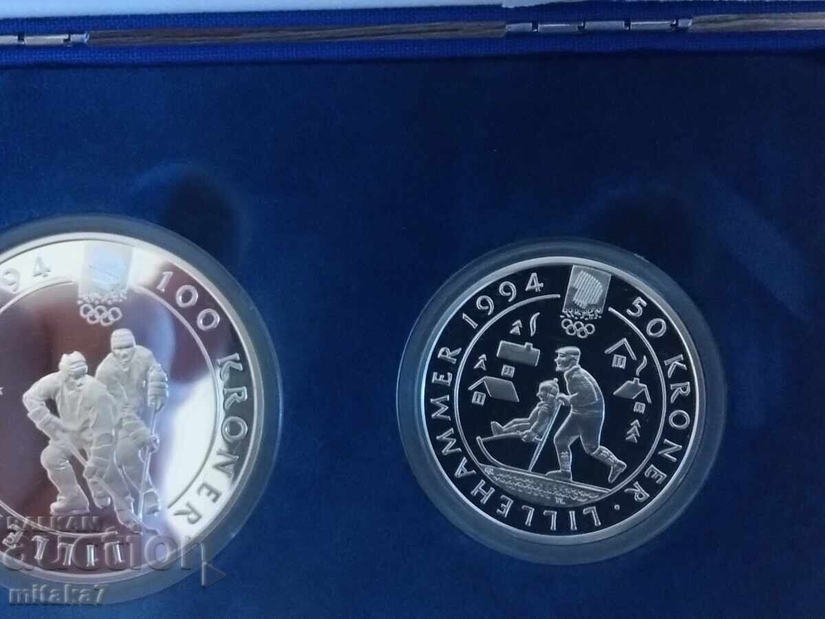 Delivery of Lillehammer'94 silver coin set Delivery of Lillehammer'94 silver coin set