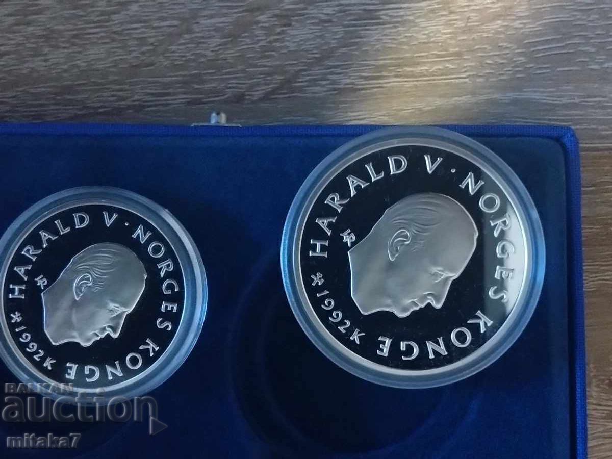 Lillehammer'94 silver coin set - 5 Lillehammer'94 silver coin set - 5