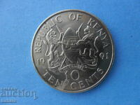 10 cents 1991 Kenya