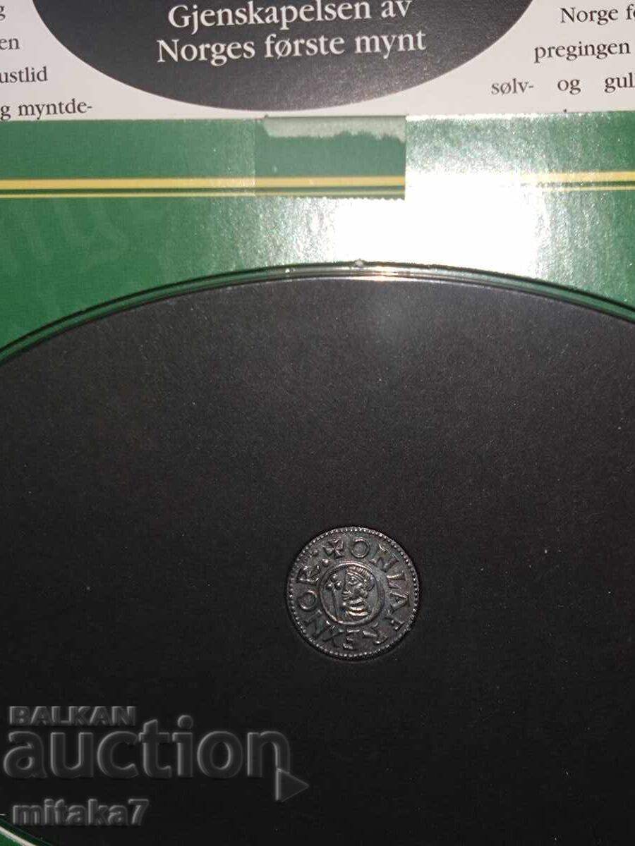 COPY of the first coin minted in Norway - 5 COPY of the first coin minted in Norway - 5