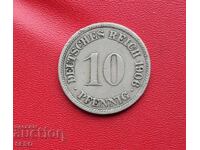 Germania-10 Pfennig 1906 F-Stuttgart