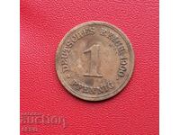 Germany-1 Pfennig 1900 G-Karlsruhe