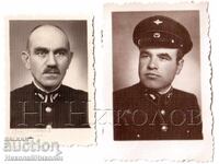 LOT 2x OLD PASSPORT PHOTOS BDZ RAILWAY EMPLOYEES D235