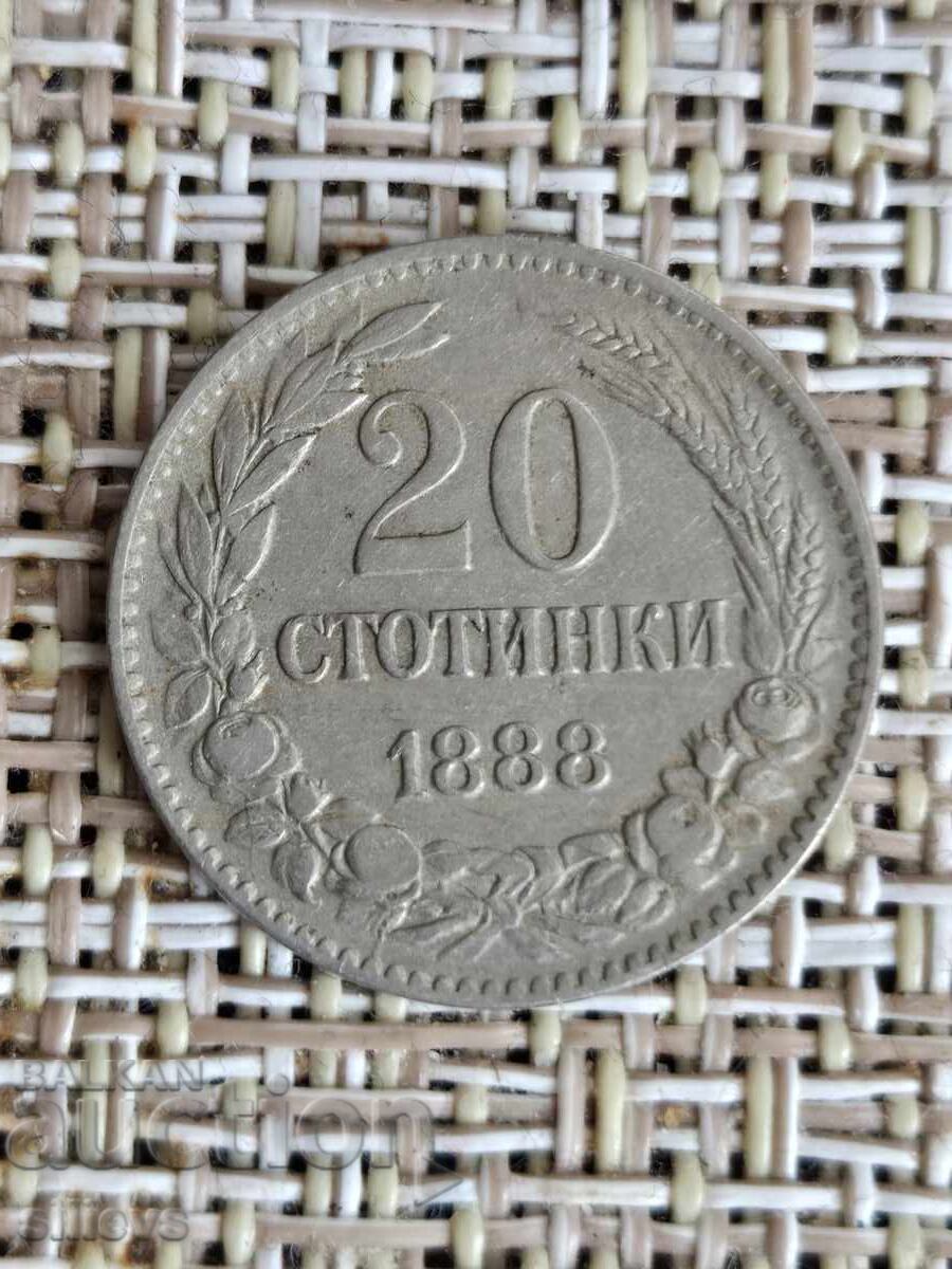 20 stotinki 1888