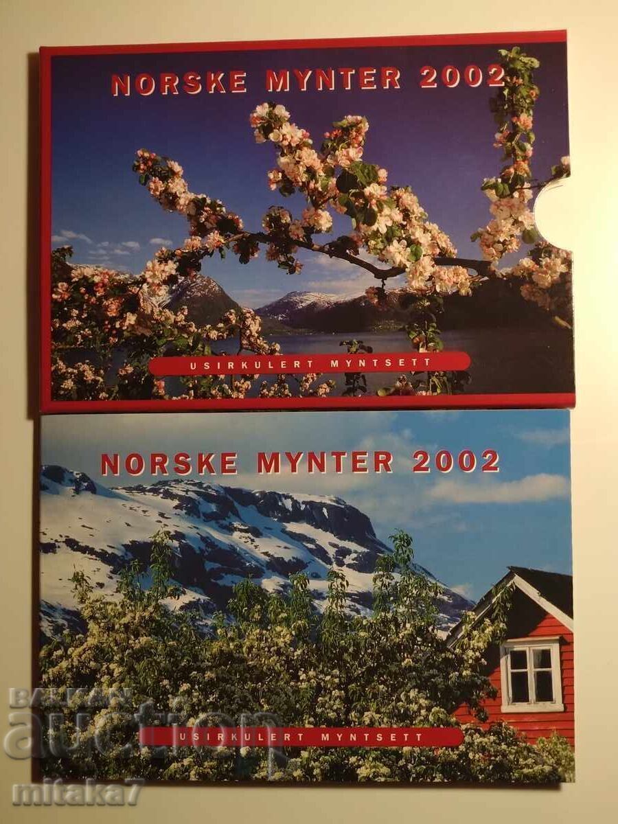 Σετ νομισμάτων, Νορβηγία, 2002. Σετ νομισμάτων, Νορβηγία, 2002.