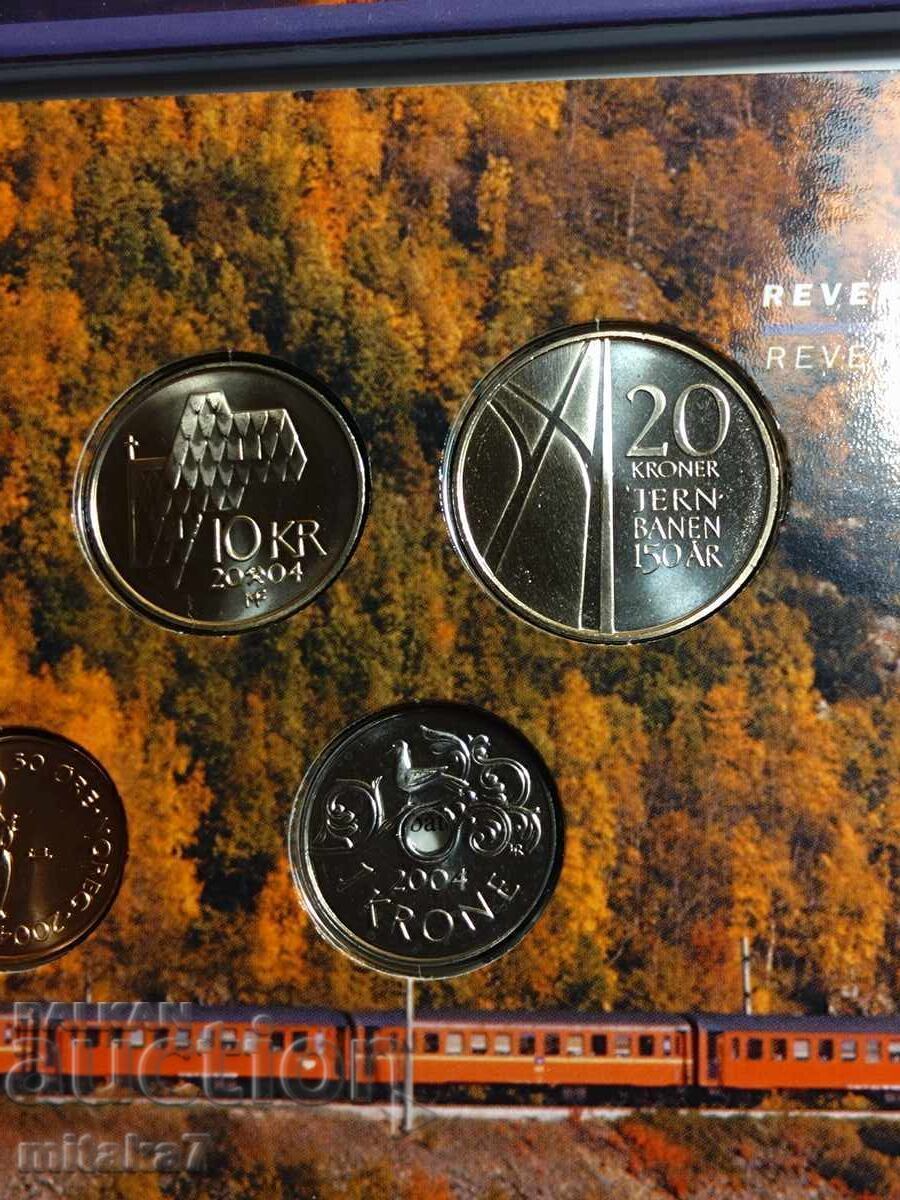 Set de monede, Norvegia, 2004. - 5