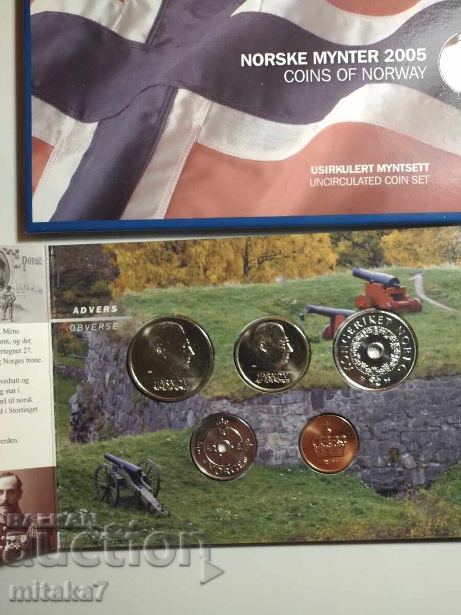 Σετ νομισμάτων, Νορβηγία, 2005. με τιμή 19.00 BGN | € 9.71 Σετ νομισμάτων, Νορβηγία, 2005. με τιμή 19.00 BGN | € 9.71