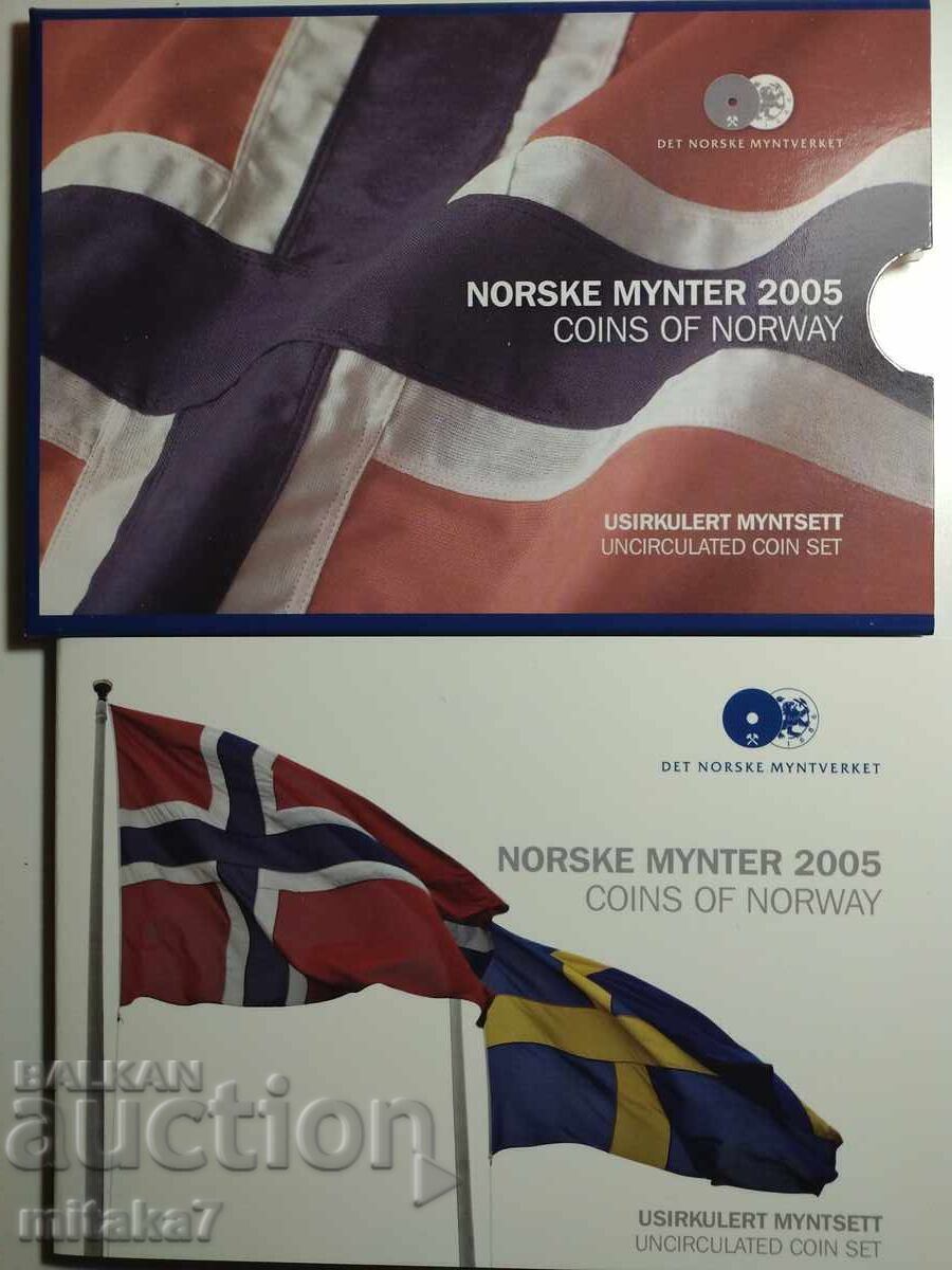 Σετ νομισμάτων, Νορβηγία, 2005. Σετ νομισμάτων, Νορβηγία, 2005.