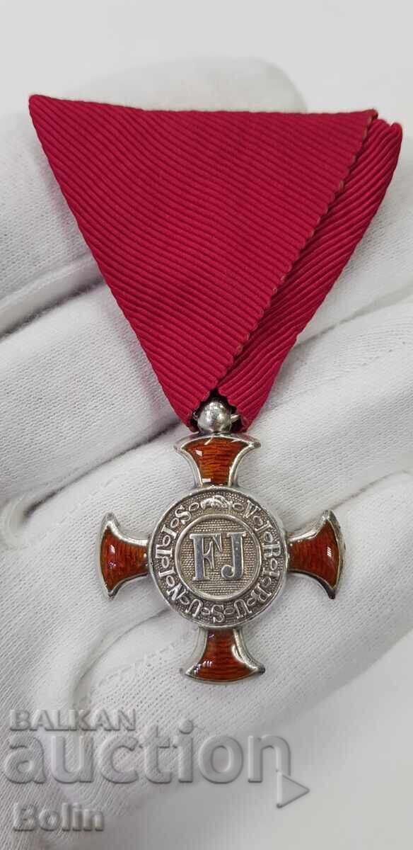 Rare silver Order of Merit Austria-Hungary 1875-1914 with price 780.00 BGN | € 398.81 Rare silver Order of Merit Austria-Hungary 1875-1914 with price 780.00 BGN | € 398.81