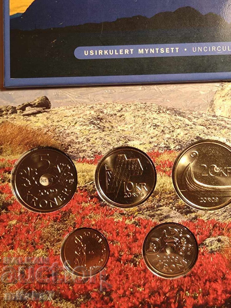 Set de monede, Norvegia, 2009. - 5