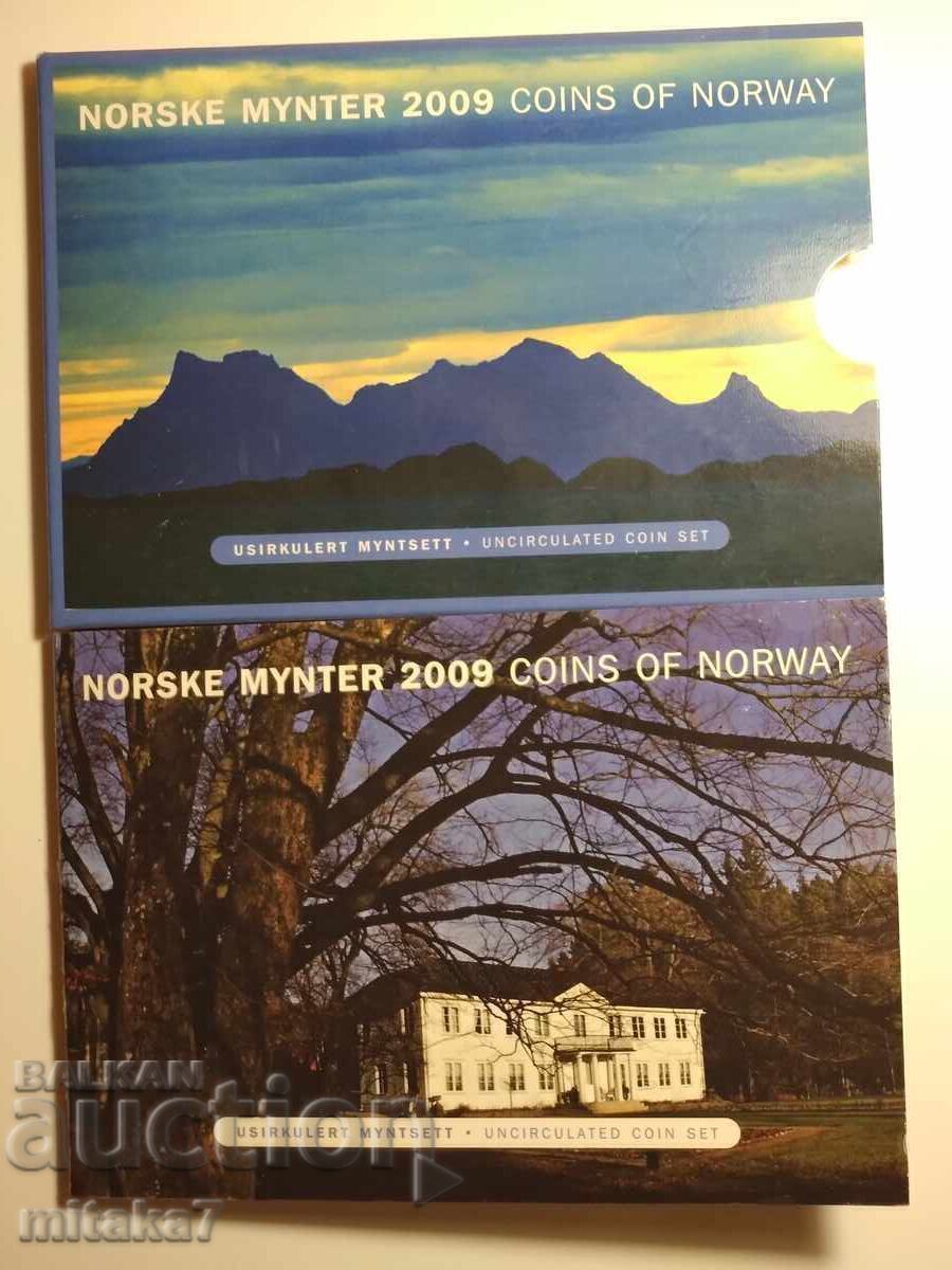 Σετ νομισμάτων, Νορβηγία, 2009.