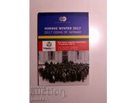 Сет монети и медал, Норвегия, 2017г.