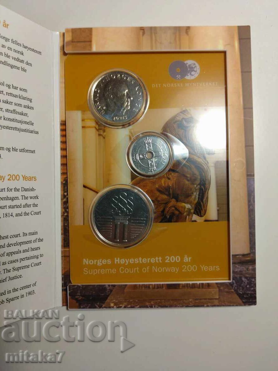 Coin set and medal, Norway, 2015. with price 19.00 BGN | € 9.71 Coin set and medal, Norway, 2015. with price 19.00 BGN | € 9.71