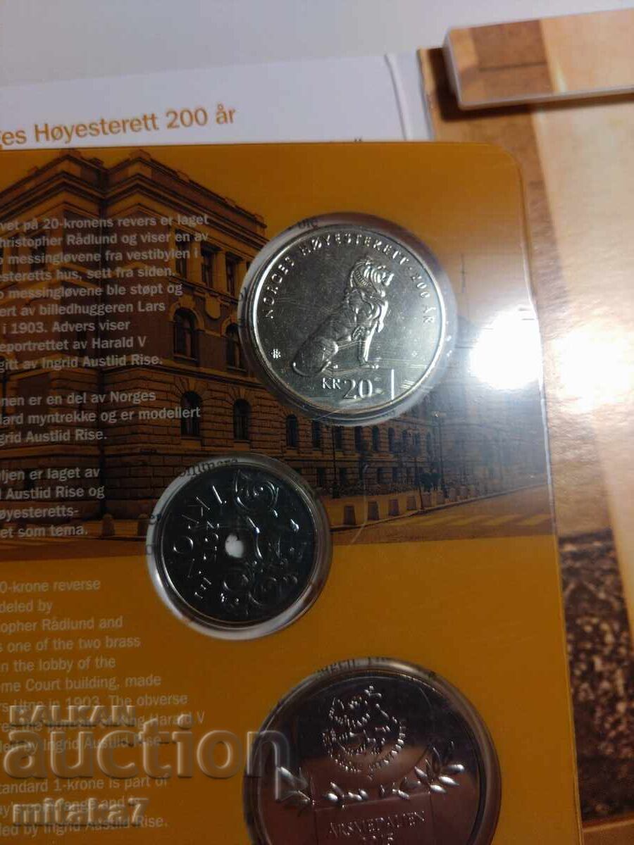 Παράδοση Σετ νομισμάτων και μεταλλίων, Νορβηγία, 2015.