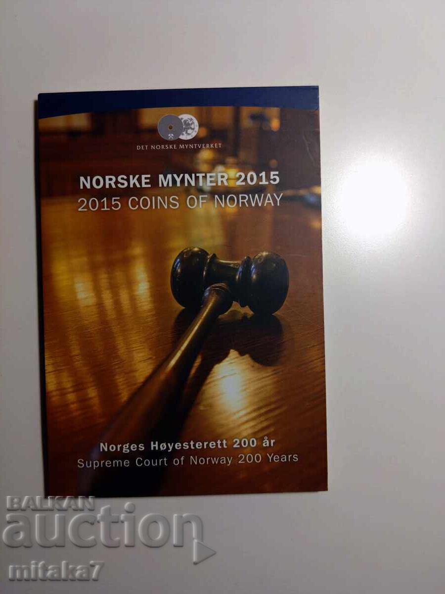 Σετ νομισμάτων και μεταλλίων, Νορβηγία, 2015. Σετ νομισμάτων και μεταλλίων, Νορβηγία, 2015.