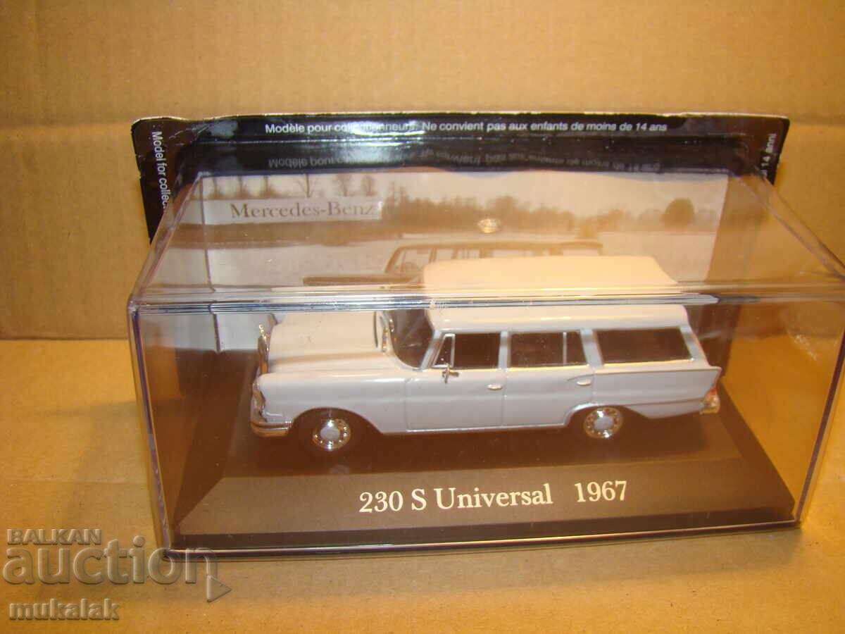 1:43 MERCEDES BENZ 230 S UNIVERSAL TOY TRUCK MODEL - 6 1:43 MERCEDES BENZ 230 S UNIVERSAL TOY TRUCK MODEL - 6