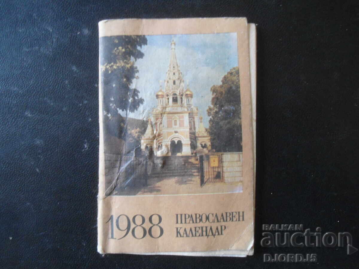 Calendarul ortodox 1988