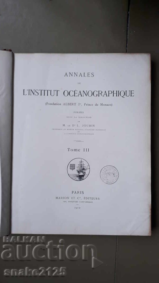 Licitație Carte veche - Oceanografie