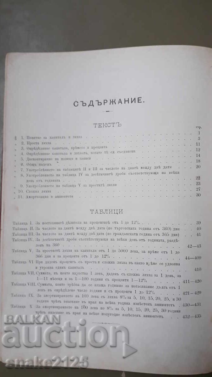 Παράδοση Παλιό βιβλίο - Εγχειρίδιο υπολογισμού τόκων Παράδοση Παλιό βιβλίο - Εγχειρίδιο υπολογισμού τόκων