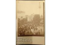 Fotografie originală veche Sofia 1913 eveniment