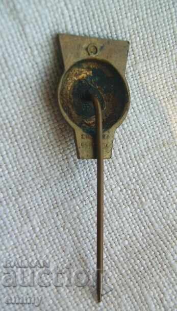 Delivery of Badge - World Youth Festival 1947, Czechoslovakia Delivery of Badge - World Youth Festival 1947, Czechoslovakia