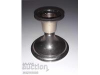 CANDLEHOLDER. SILVER-PLATED BRONZE